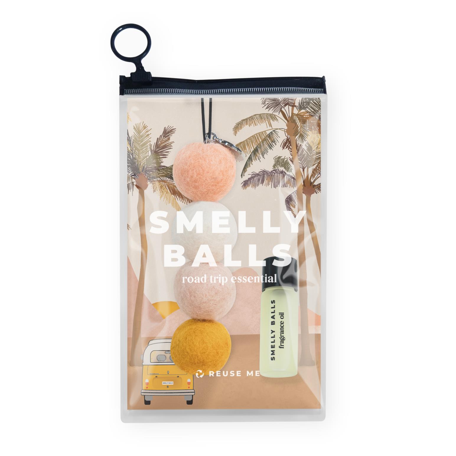 Smelly Balls Car Fragrance Sun Seeker Set - Coconut & Lime